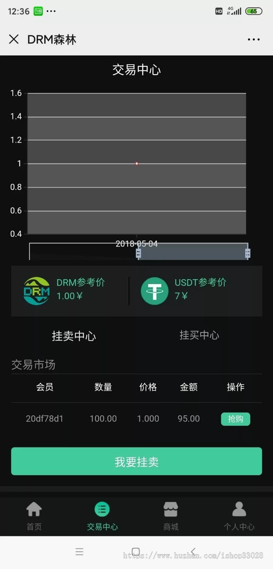 【福利资源】DRM森林/USDT/区块链商城/虚拟交易中心/种树/直推/公排/分红/挖矿/金融投资理财